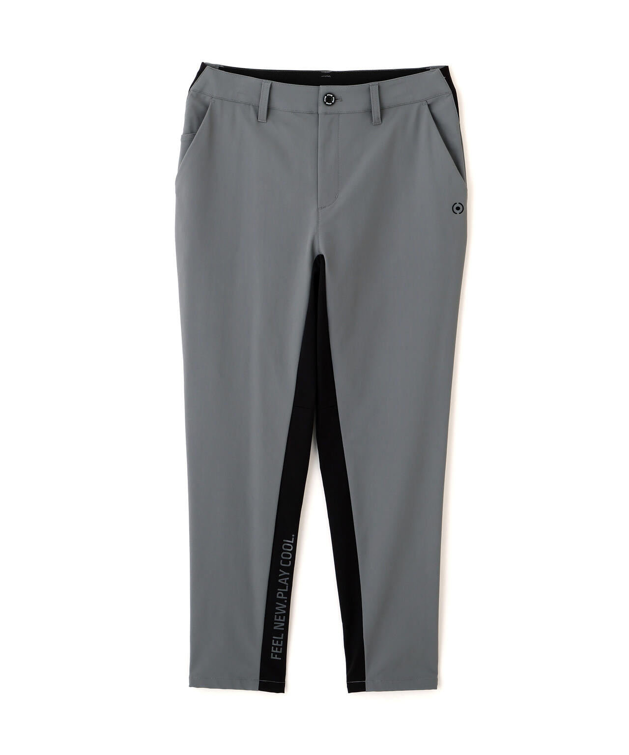 【PING APPAREL】全方向ストレッチ二重織 フィット＆ストレッチ配色テーパードパンツ (LADIES)