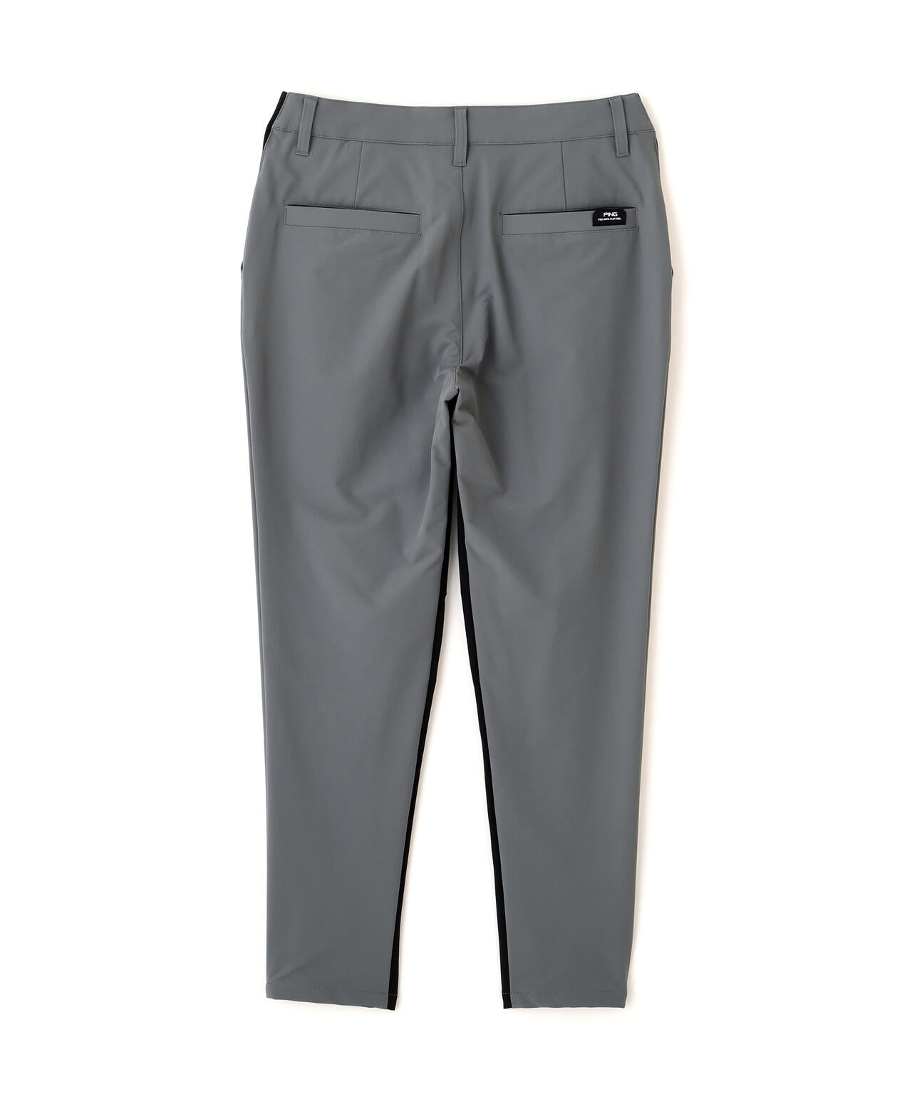 【PING APPAREL】全方向ストレッチ二重織 フィット＆ストレッチ配色テーパードパンツ (LADIES)