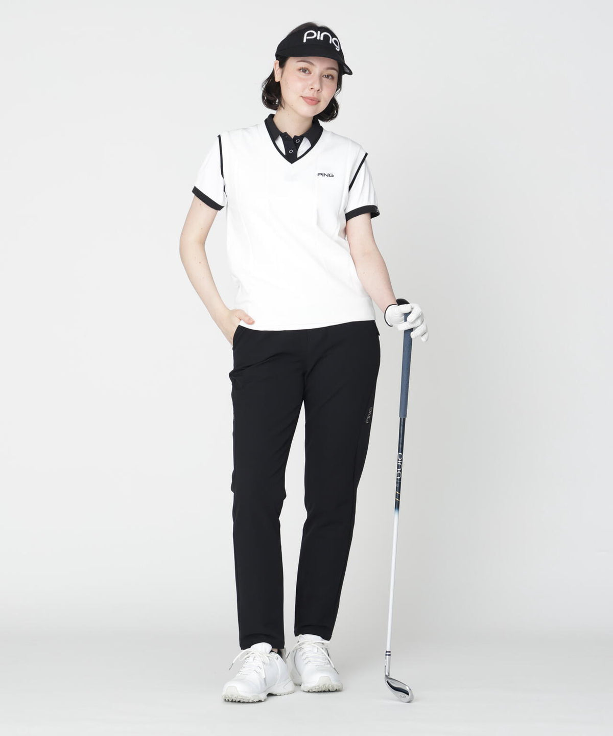 [PING APPAREL] 全方向ストレッチパーテックスアンリミテッドテーパードパンツ (LADIES)