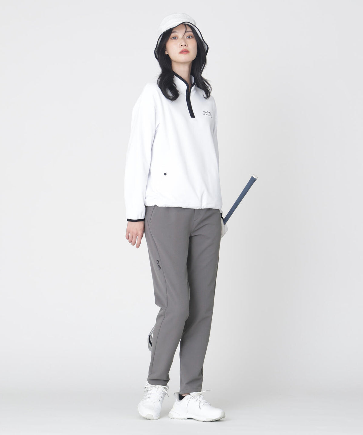 [PING APPAREL] 全方向ストレッチパーテックスアンリミテッドテーパードパンツ (LADIES)