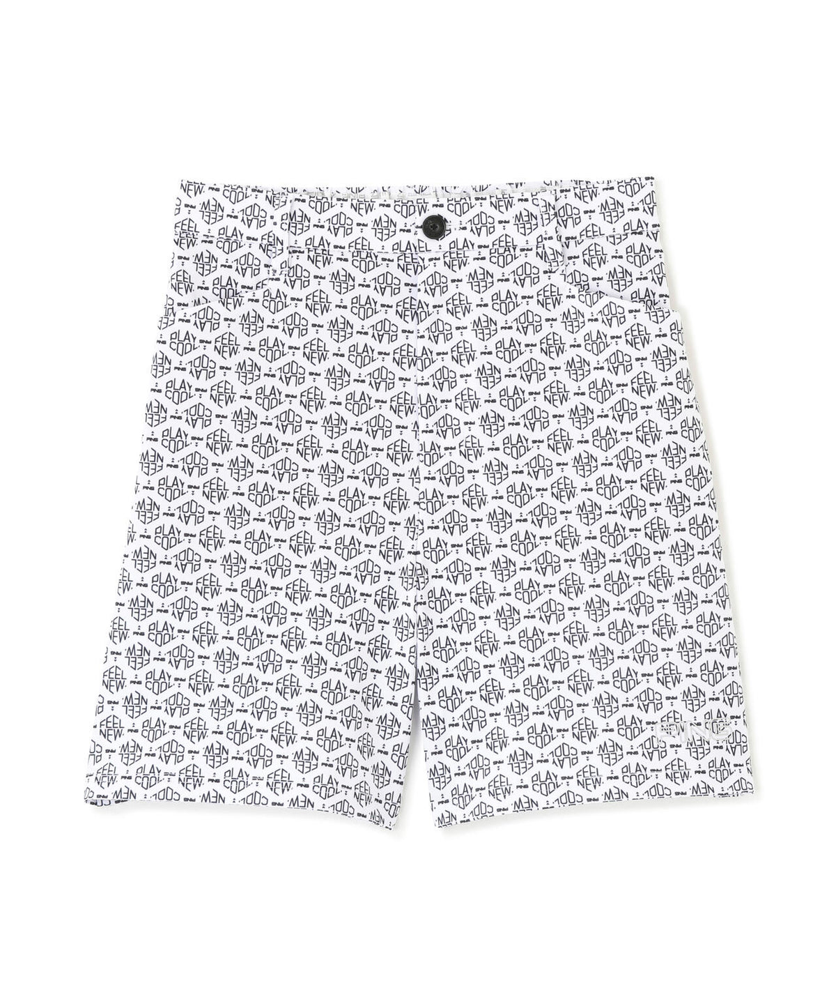 ［PING APPAREL］［UVカット・吸水速乾］総柄ショートパンツ ＜GOLD＞ (LADIES)