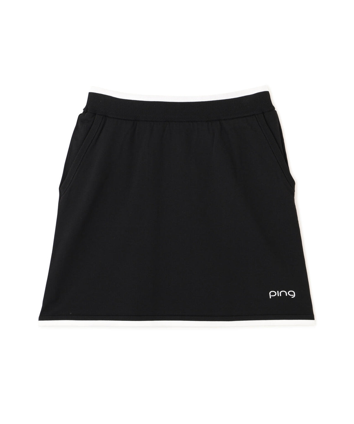 [PING APPAREL] 薄手防風裏ニットスカート ＜GOLD＞ (LADIES)