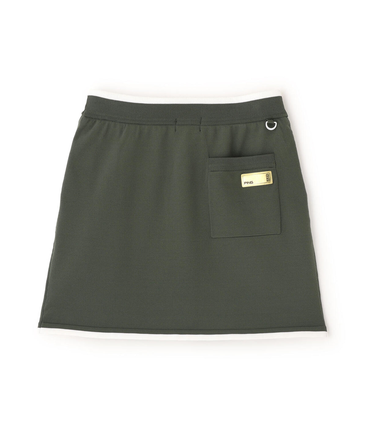 [PING APPAREL] 薄手防風裏ニットスカート ＜GOLD＞ (LADIES)