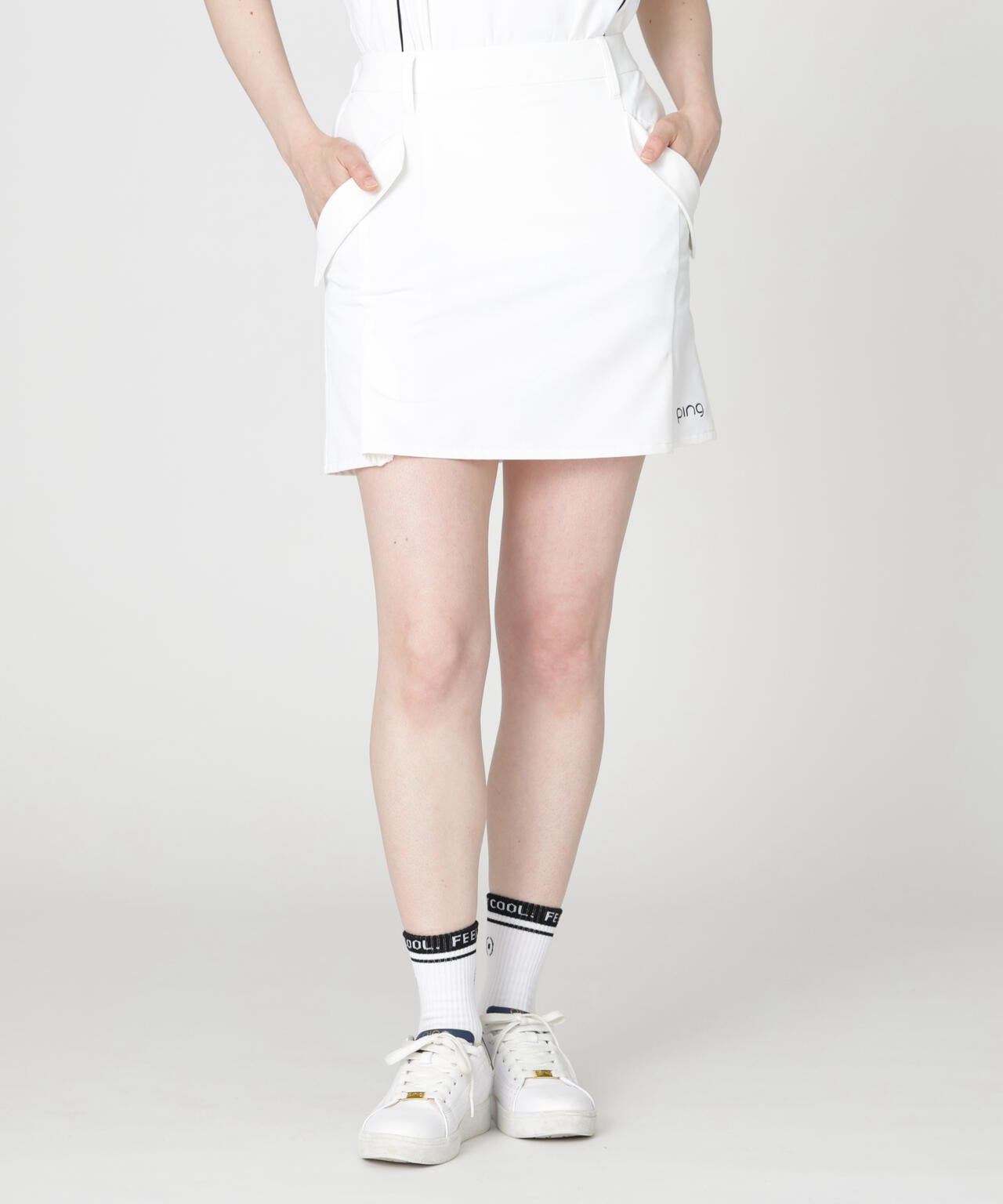 【PING APPAREL】ダブルストレッチフラップスカート (LADIES)