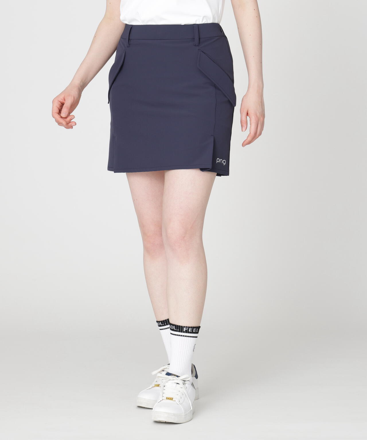 【PING APPAREL】ダブルストレッチフラップスカート (LADIES)