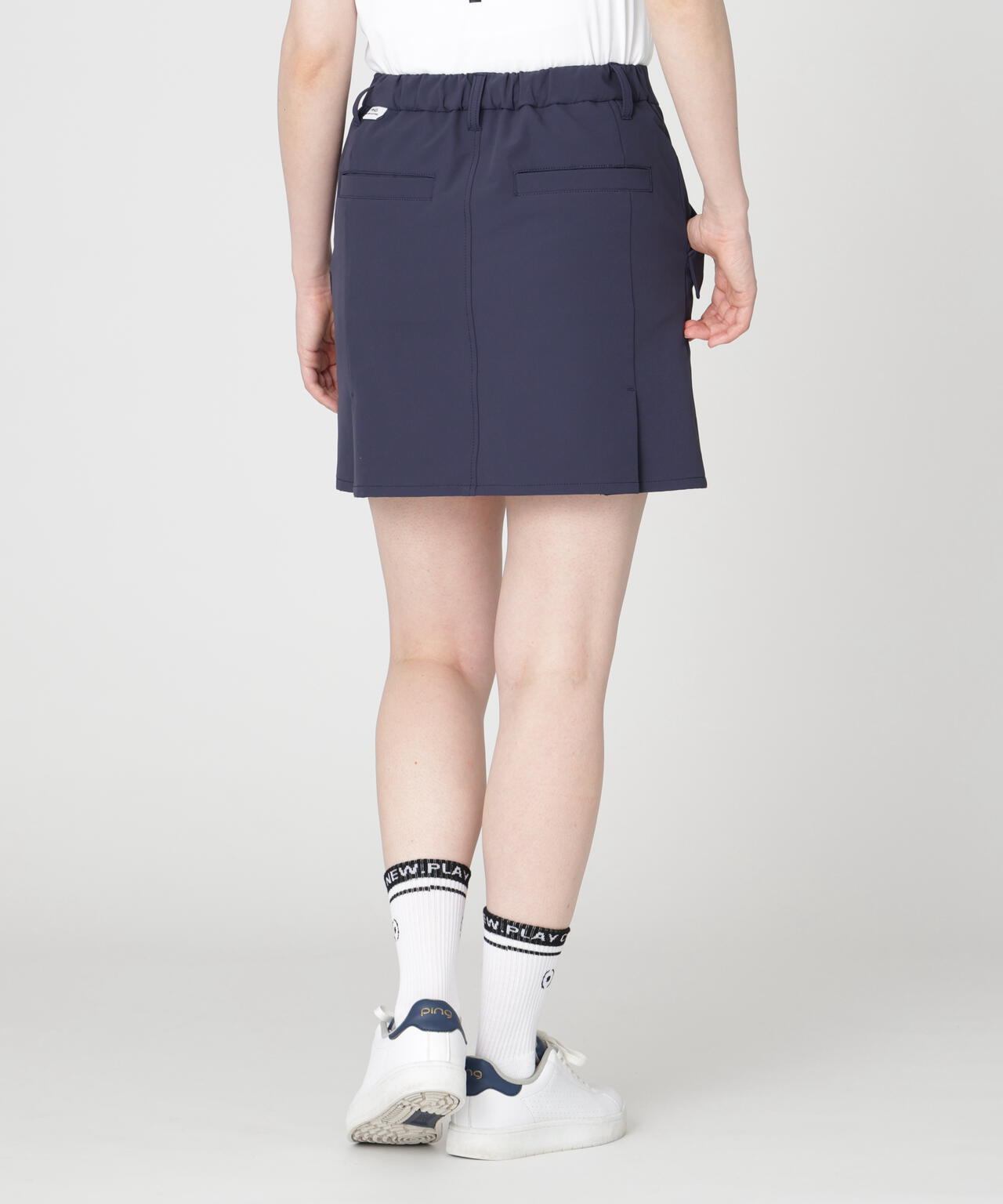 【PING APPAREL】ダブルストレッチフラップスカート (LADIES)