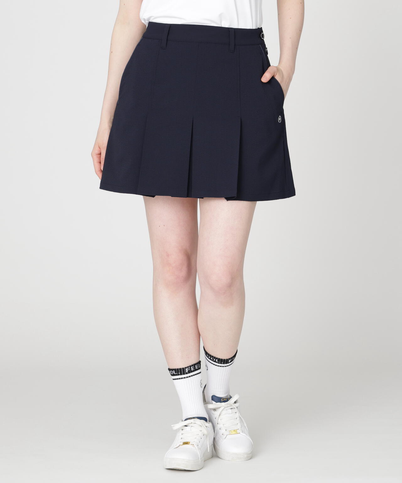 PING APPAREL】シアサッカースカート ＜GOLD＞ (LADIES) | PING（ピン
