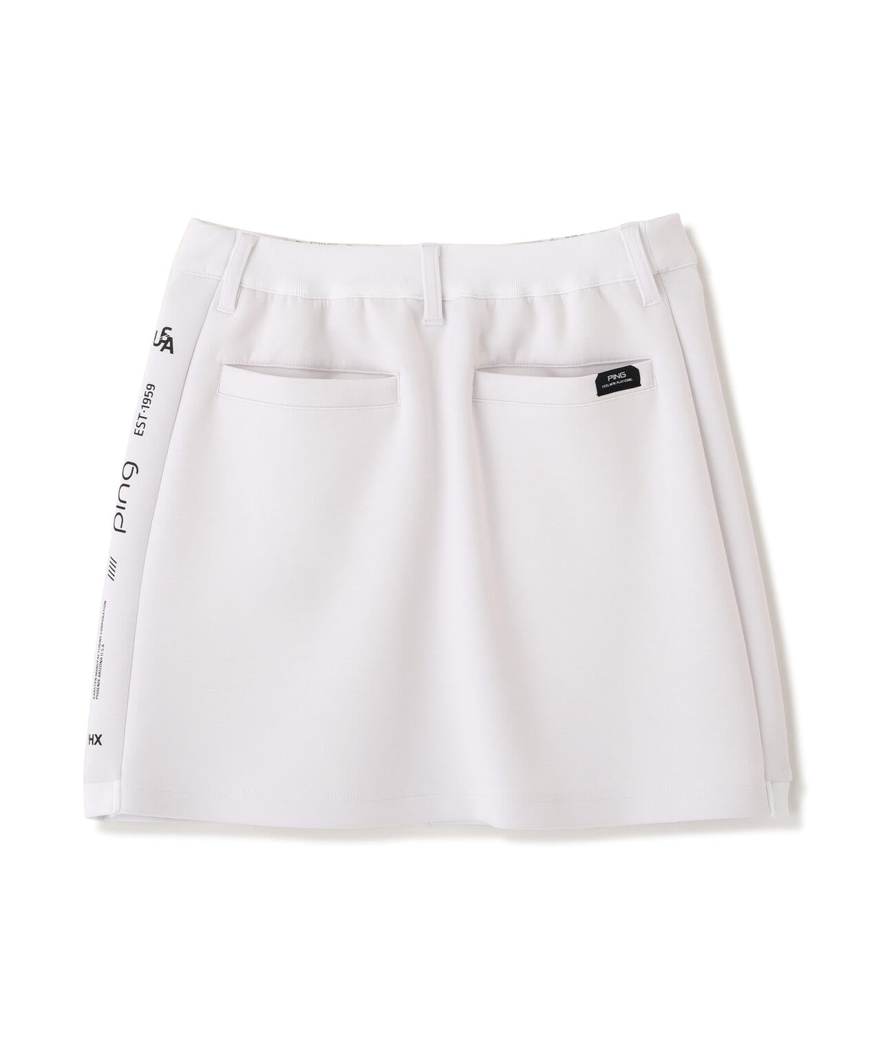 PING APPAREL】全方向ストレッチダンボールニットサイド切替スカート