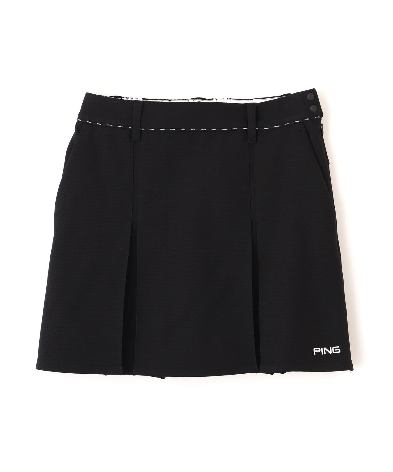 [PING APPAREL] パーテックスアンリミテッドプリーツスカート ＜GOLD＞ (LADIES)