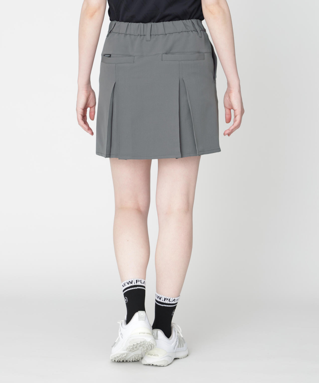 [PING APPAREL] パーテックスアンリミテッドプリーツスカート ＜GOLD＞ (LADIES)