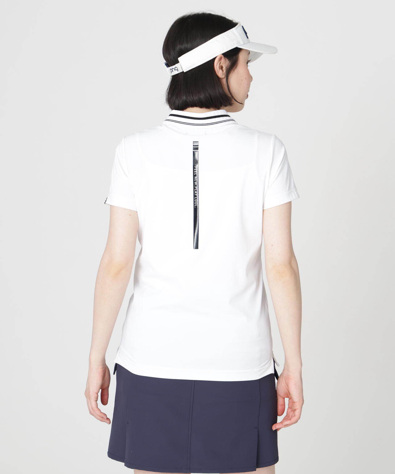PING APPAREL】ライン衿半袖ポロシャツ (LADIES) | PING（ピン