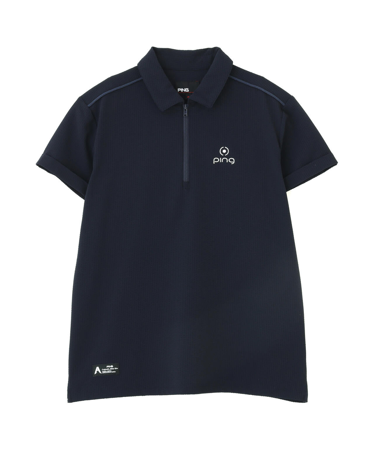 PING APPAREL］［撥水］シアサッカー半袖ポロシャツ ＜GOLD＞ (LADIES