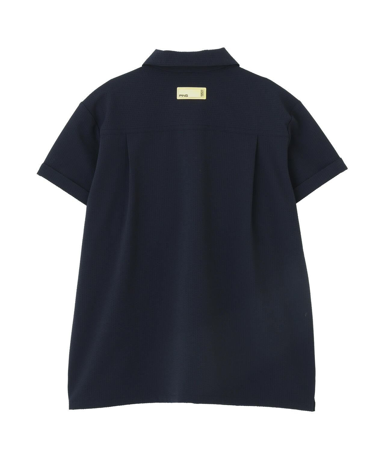 PING APPAREL］［撥水］シアサッカー半袖ポロシャツ ＜GOLD＞ (LADIES