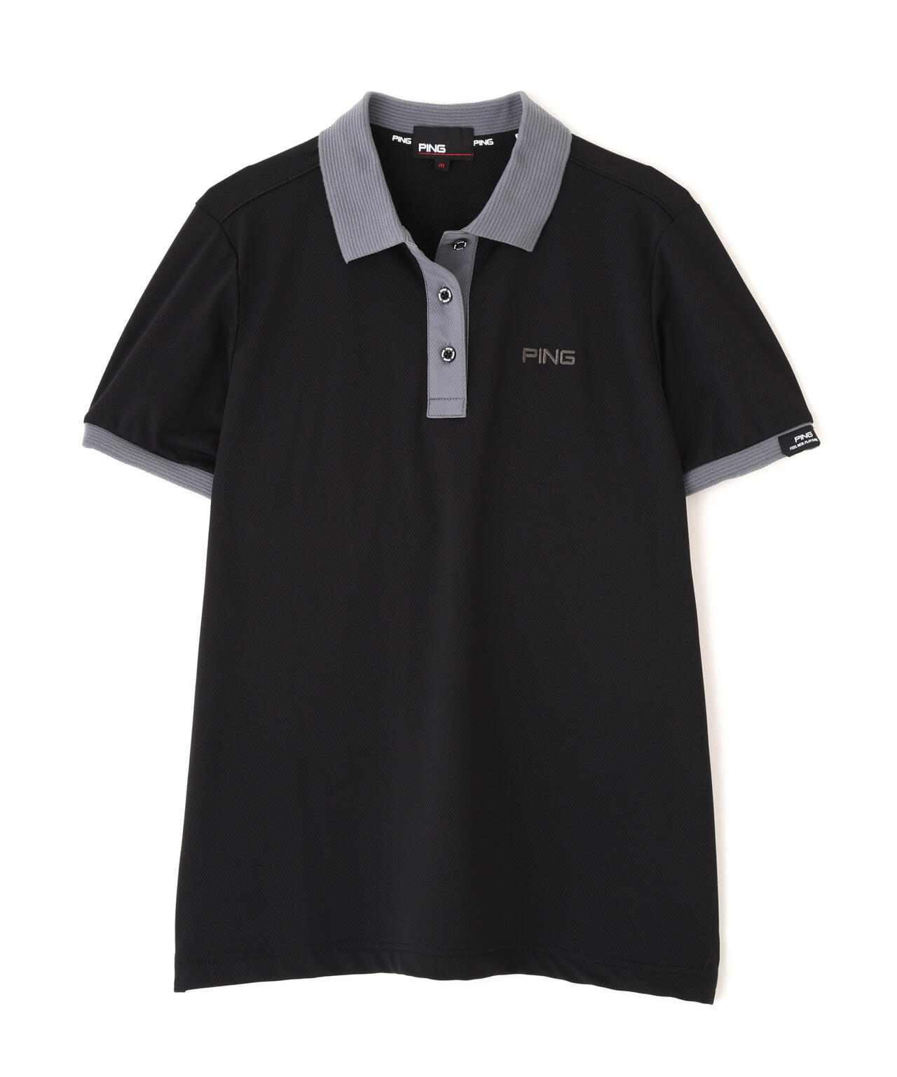 ［PING APPAREL］［接触冷感］ナイロンサッカー半袖ポロシャツ (LADIES)