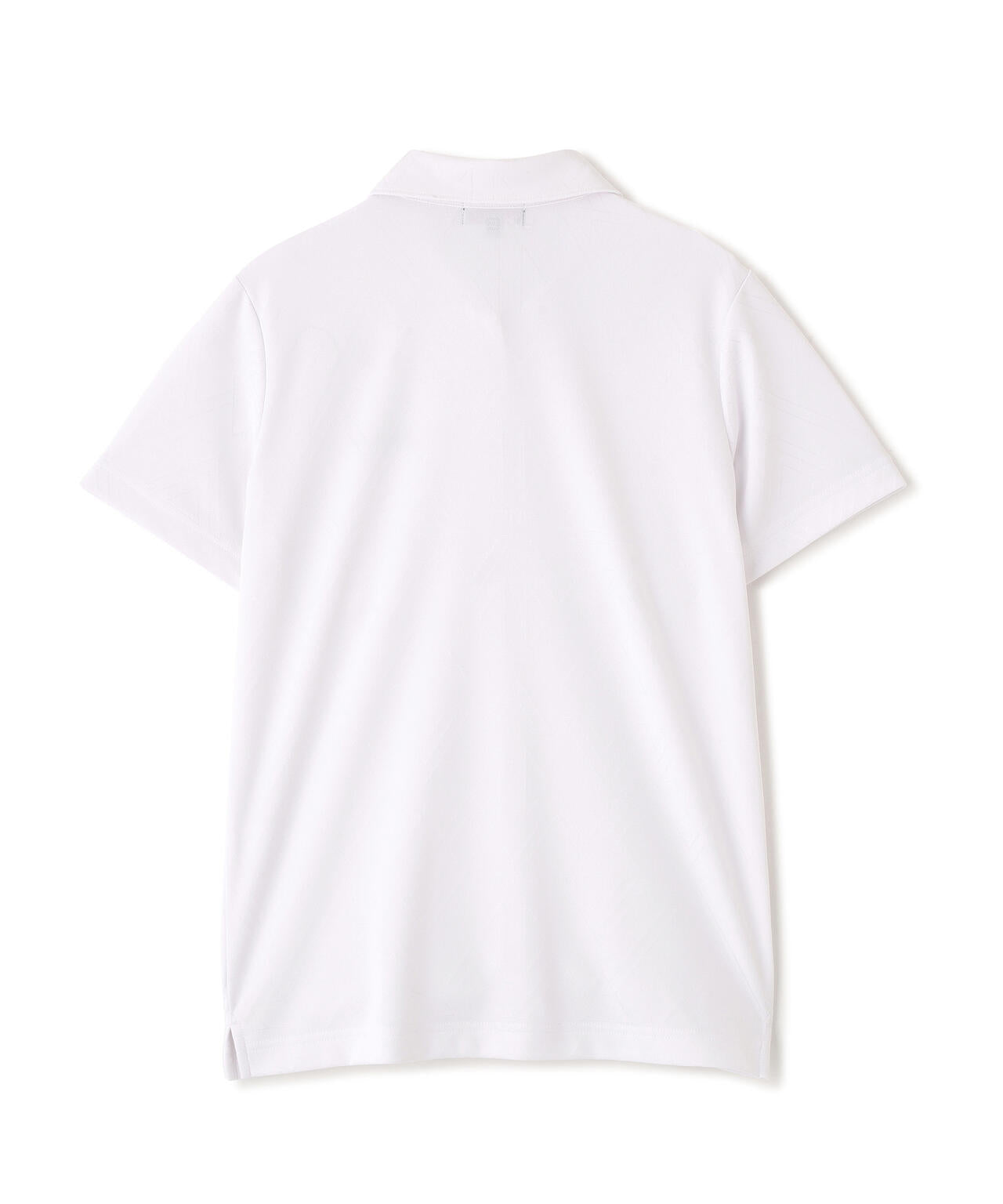 【PING APPAREL】ストレッチダルブラ三角幾何学柄ジャカード半袖ポロシャツ (LADIES)
