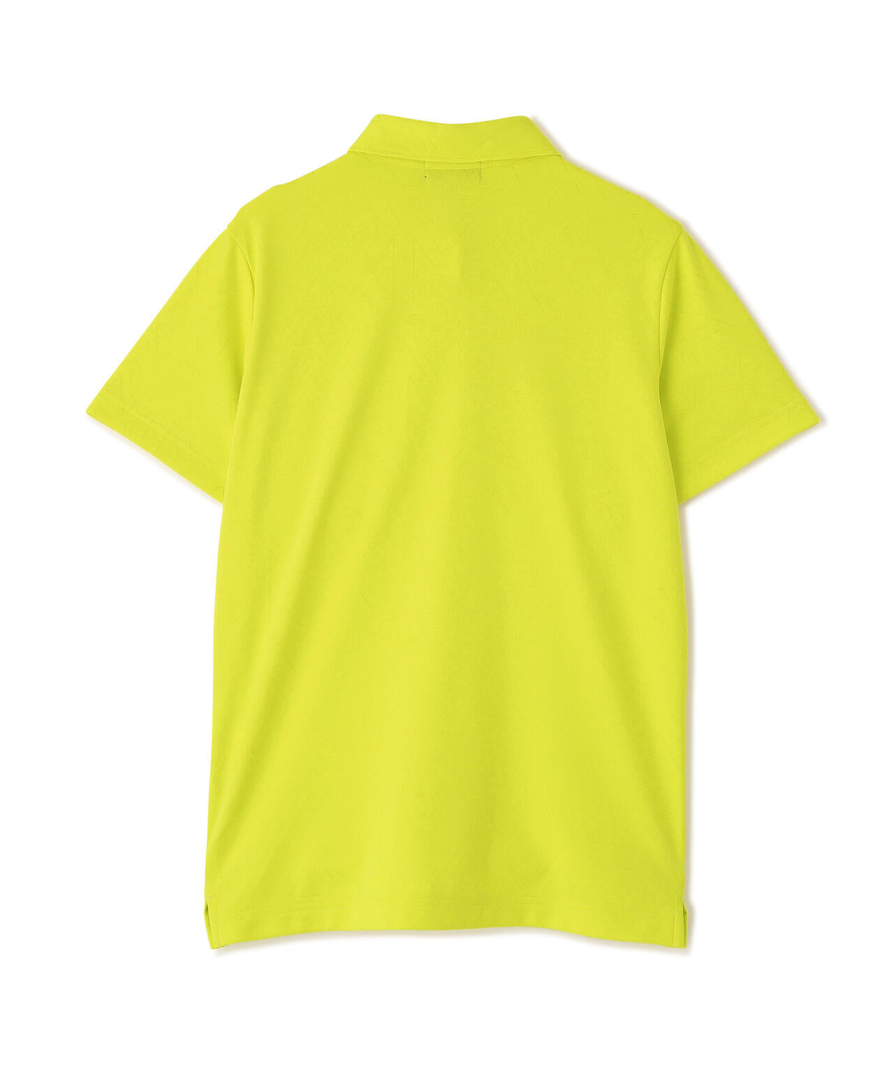 【PING APPAREL】ストレッチダルブラ三角幾何学柄ジャカード半袖ポロシャツ (LADIES)