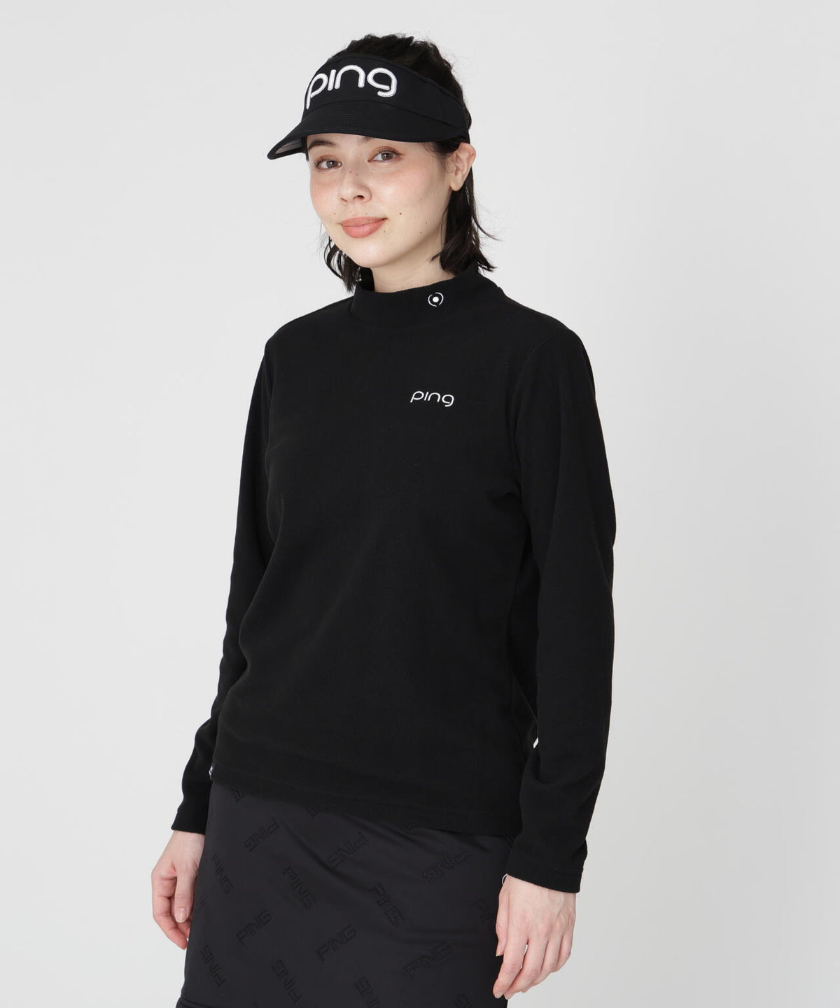 [PING APPAREL] [保温] キープウォーム長袖ハイネックカットソー (LADIES)