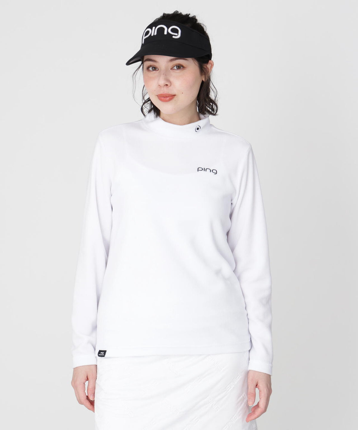 [PING APPAREL] [保温] キープウォーム長袖ハイネックカットソー (LADIES)