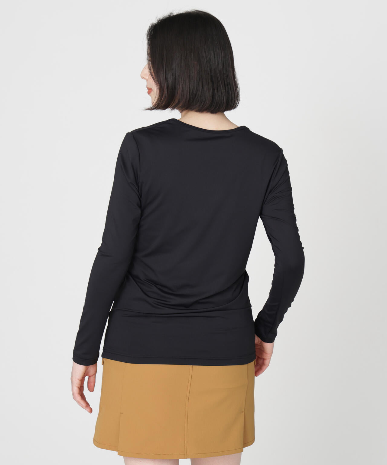 【PING APPAREL】ベア天竺UV接触冷感長袖Uネックインナー (LADIES)