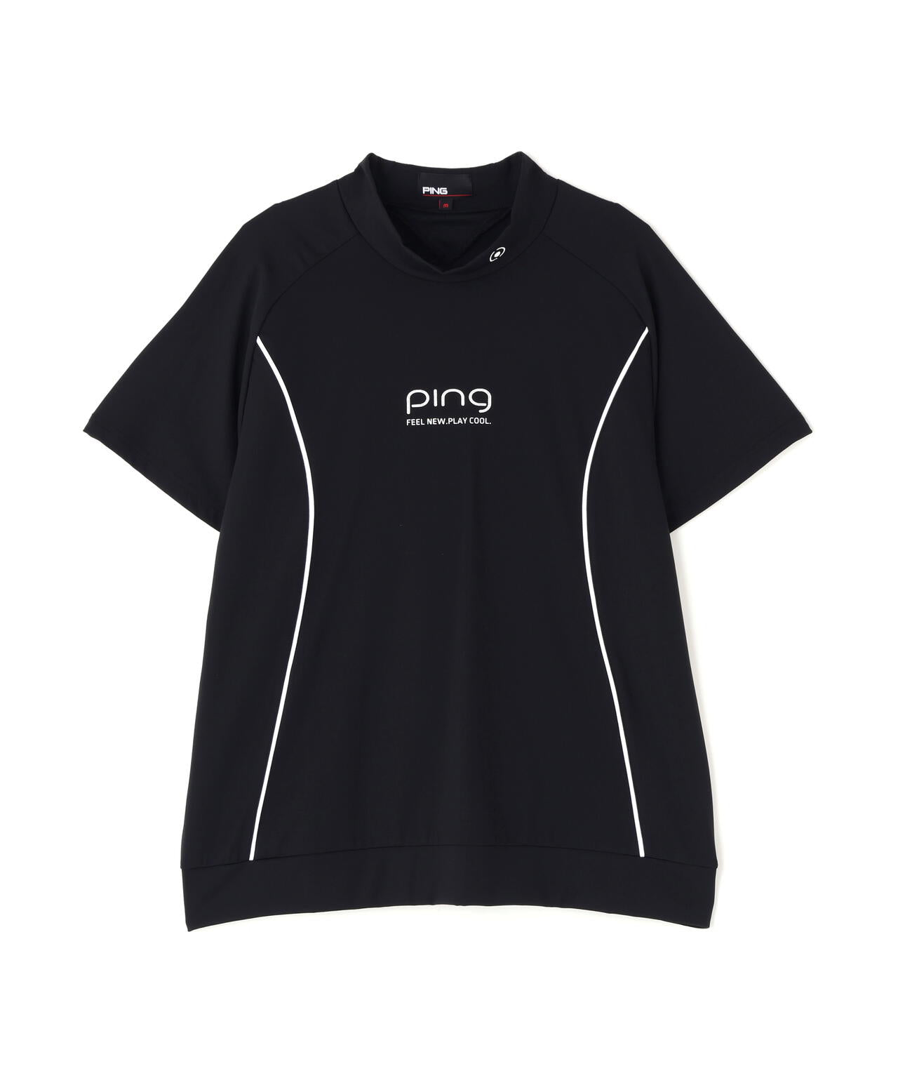 【PING APPAREL】リラックス半袖ハイネックシャツ (LADIES)