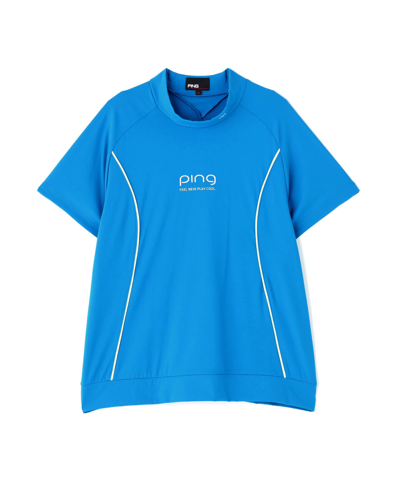 【PING APPAREL】リラックス半袖ハイネックシャツ (LADIES)