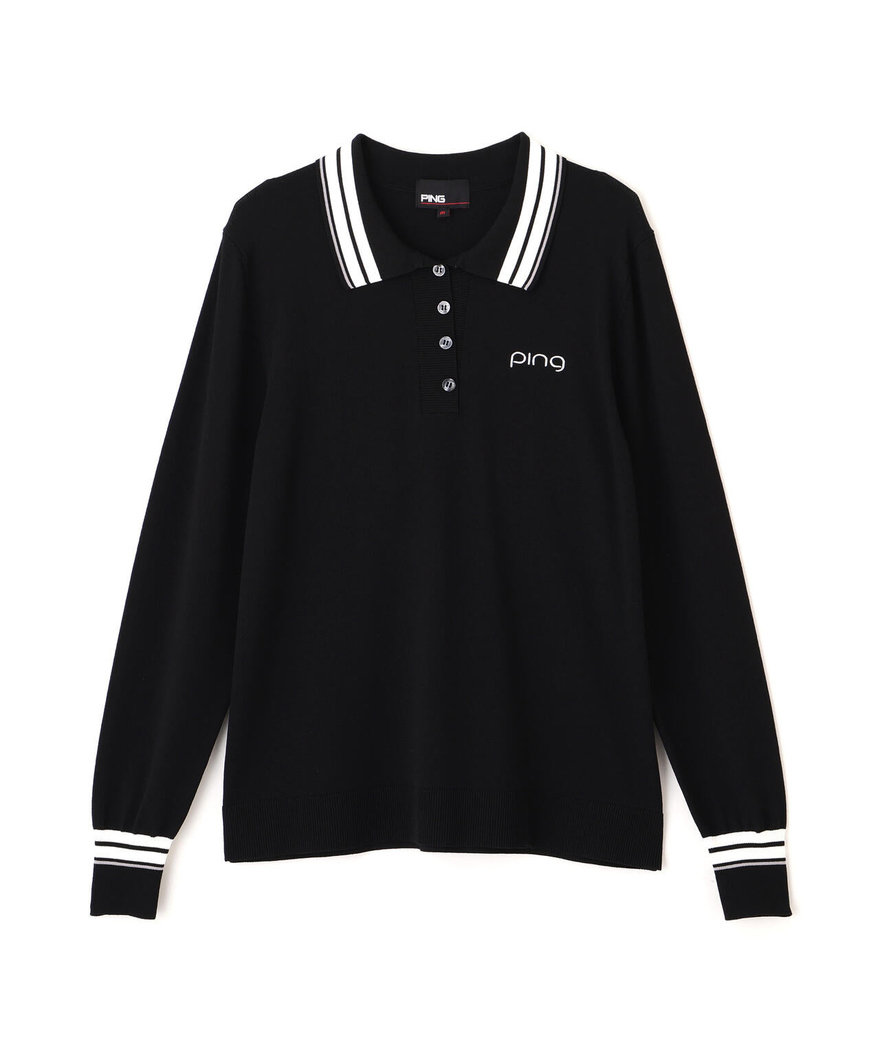 【PING APPAREL】スキッパーニットプルオーバー (LADIES)