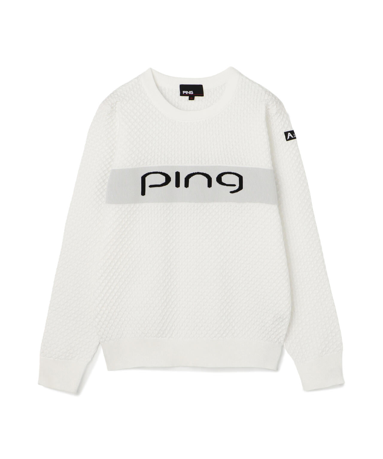PING APPAREL] クルーネックニット ＜GOLD＞ (LADIES) | PING（ピン