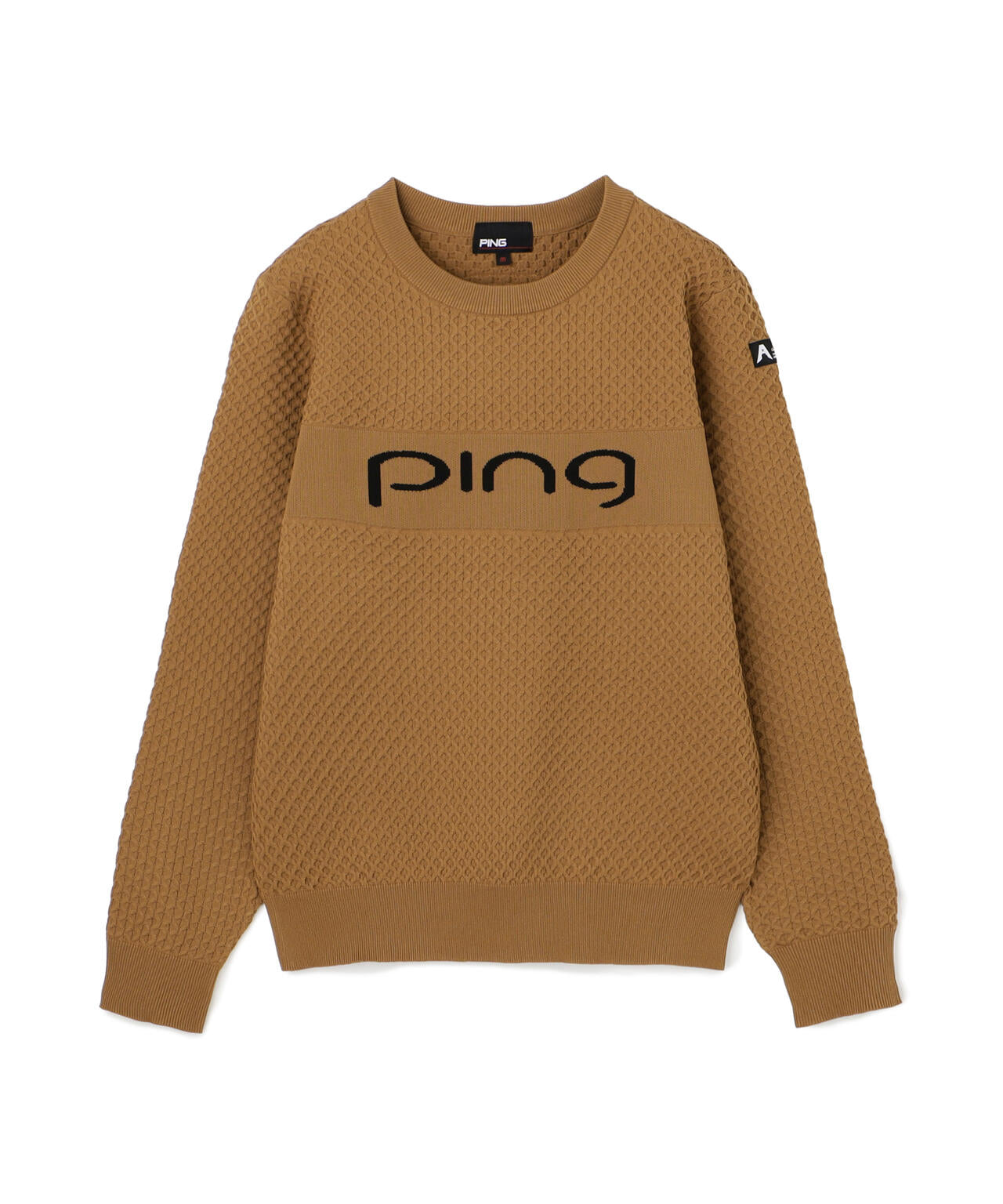 PING APPAREL] クルーネックニット ＜GOLD＞ (LADIES) | PING（ピン