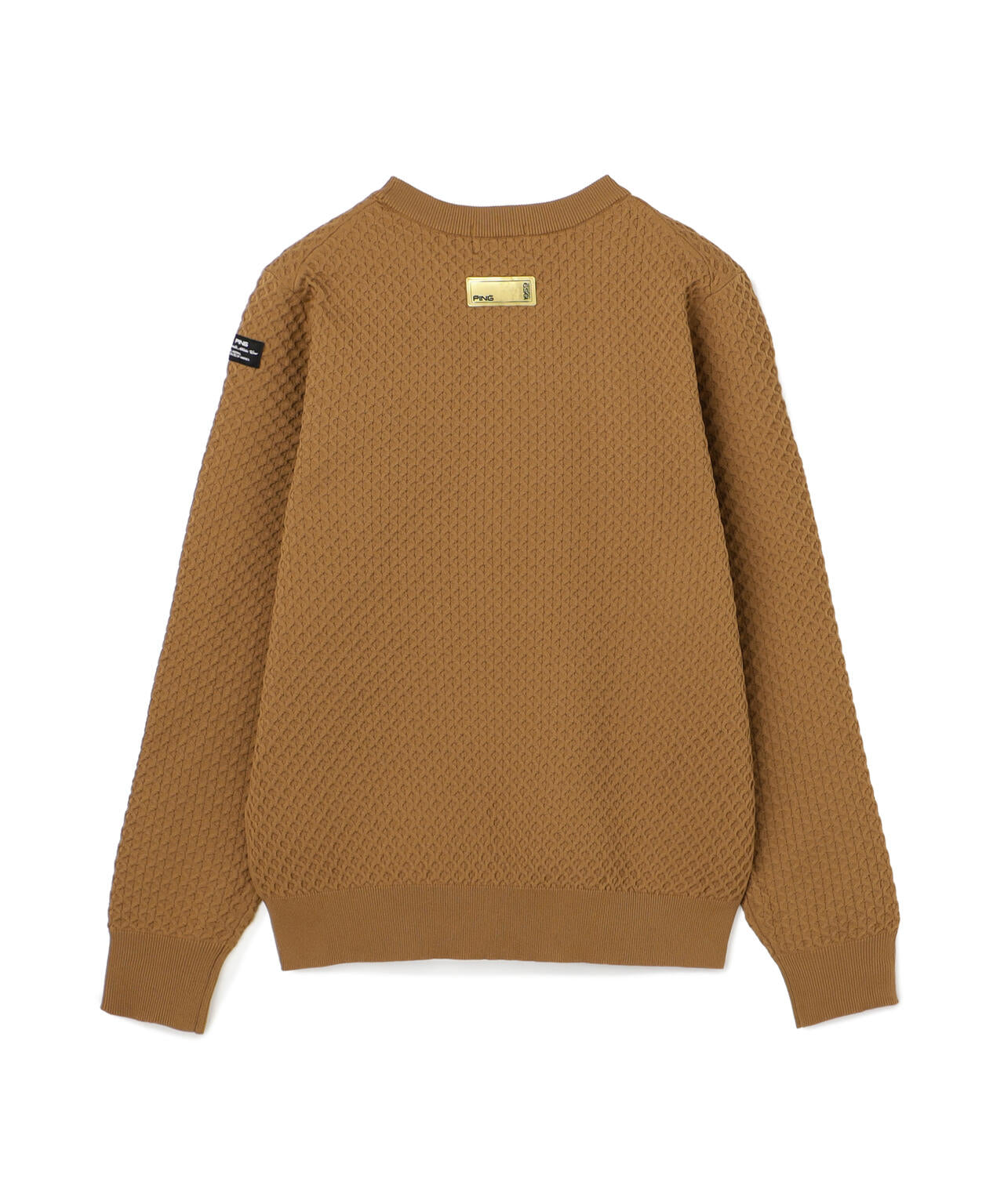 PING APPAREL] クルーネックニット ＜GOLD＞ (LADIES) | PING（ピン