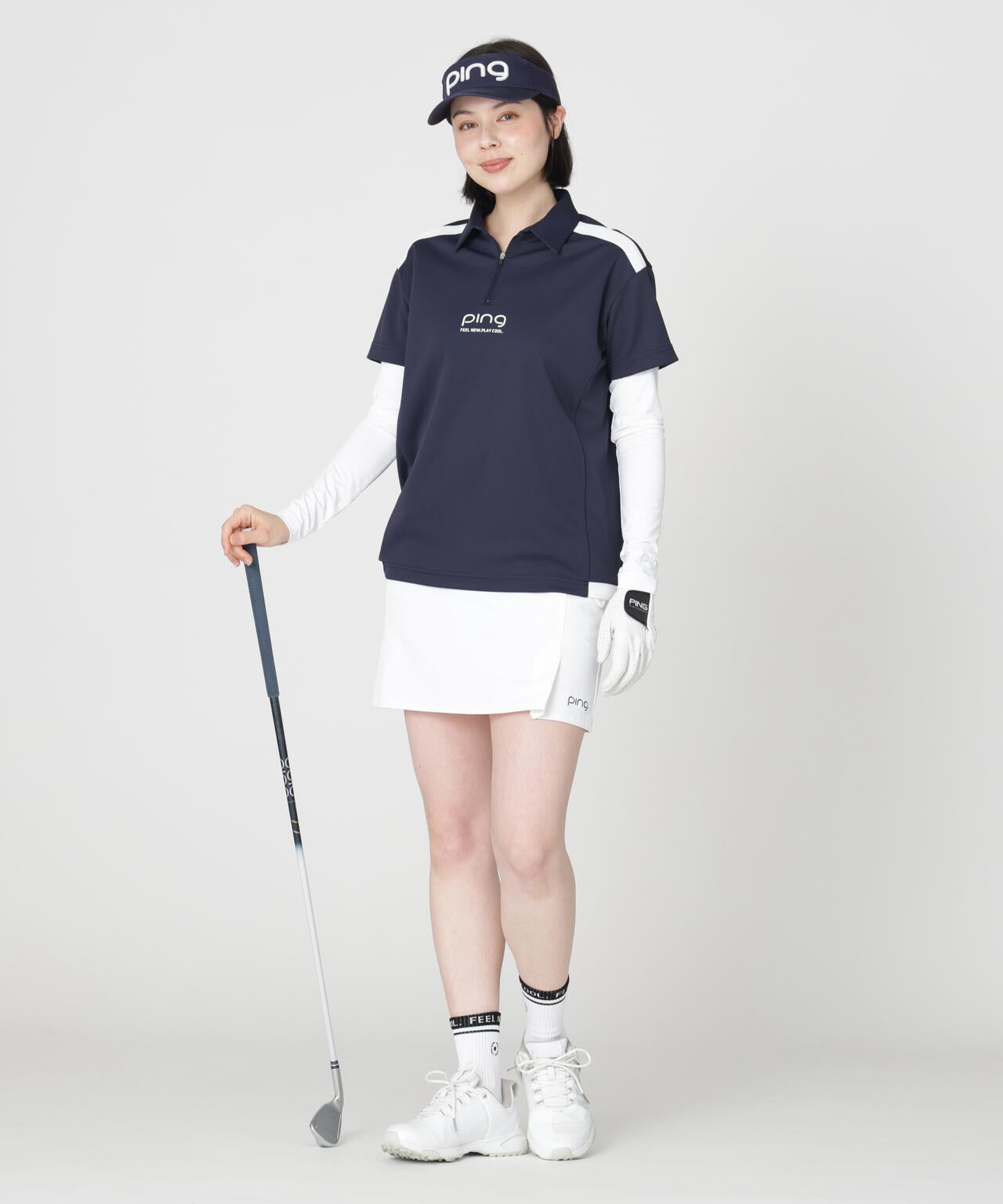 PING APPAREL］［UVカット・接触冷感］アームカバー (LADIES) | PING