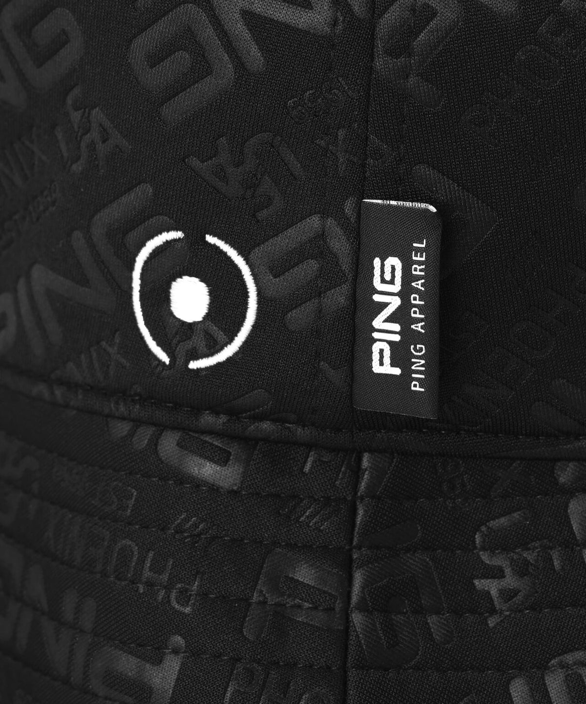 [PING APPAREL] ツイルエンボス柄ハット (LADIES)