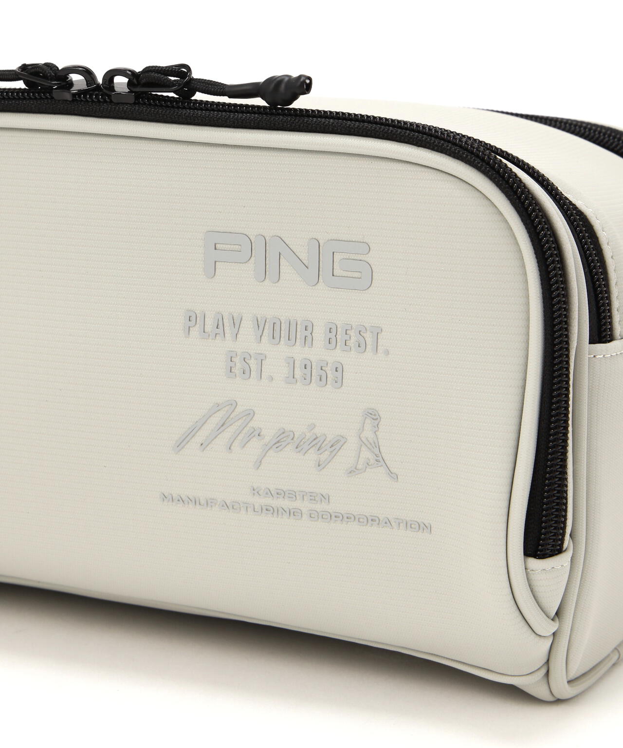 【PING】GB-F2506 GOLD LINE POUCH ラウンドポーチ ＜GOLD＞ (UNISEX)