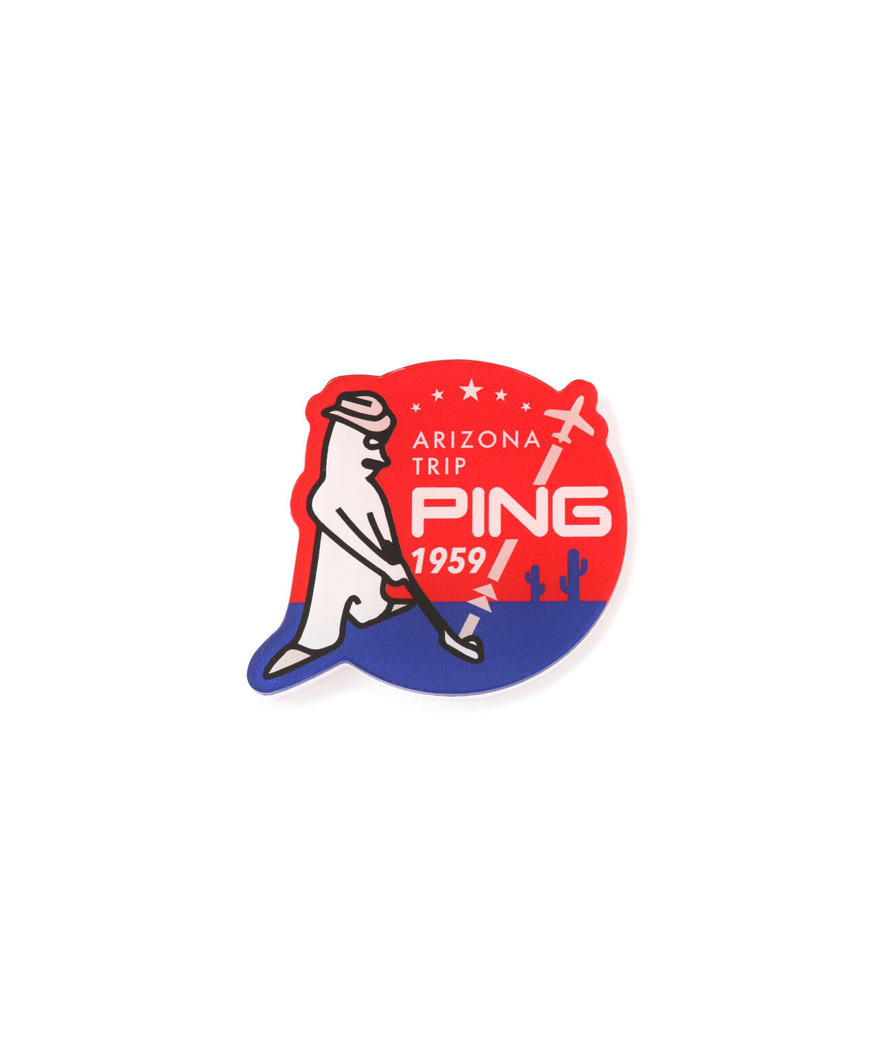 PING】AC-F2503 Mr.PING TRAVEL MARKER (UNISEX) | PING（ピン