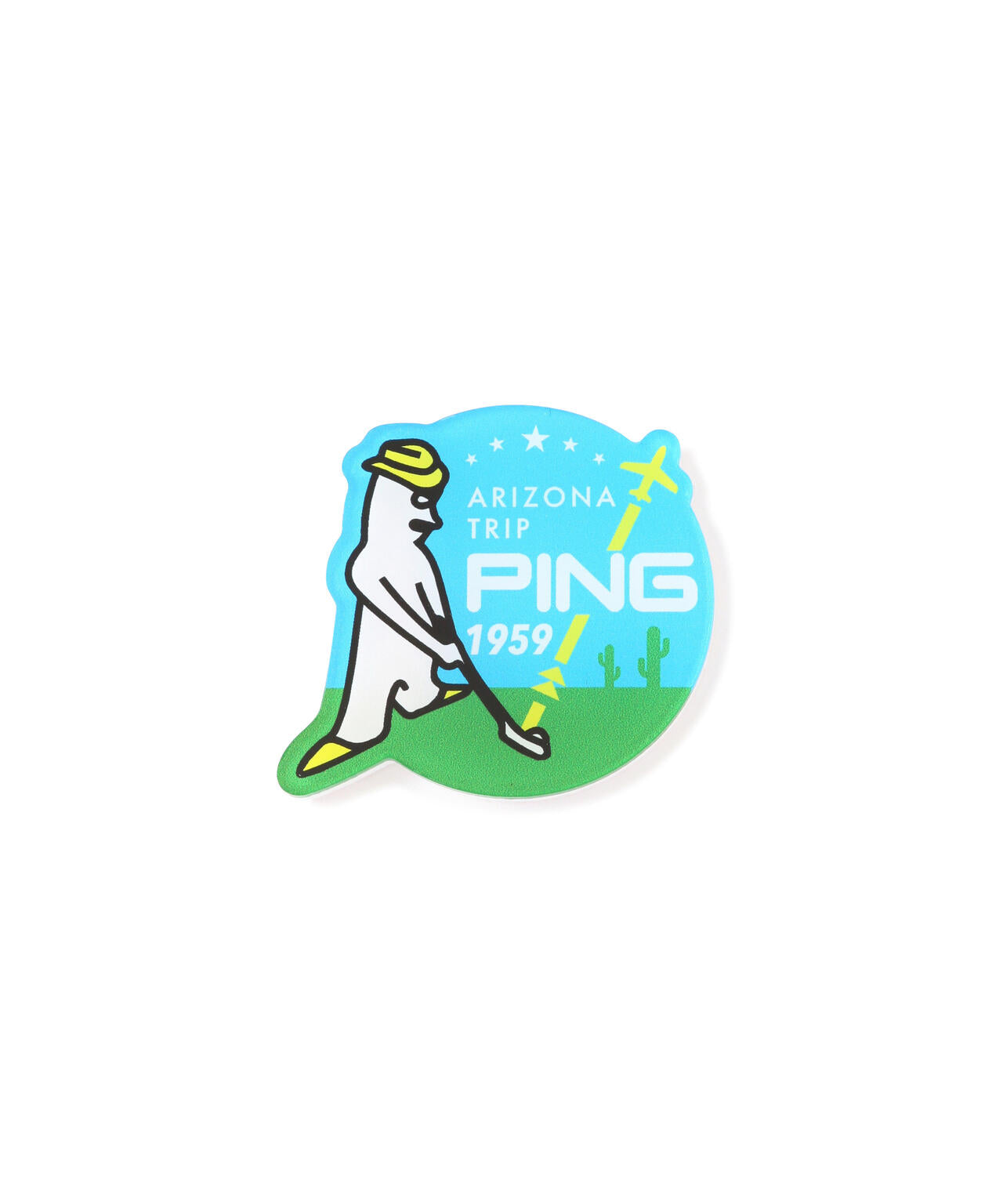 PING】AC-F2503 Mr.PING TRAVEL MARKER (UNISEX) | PING（ピン