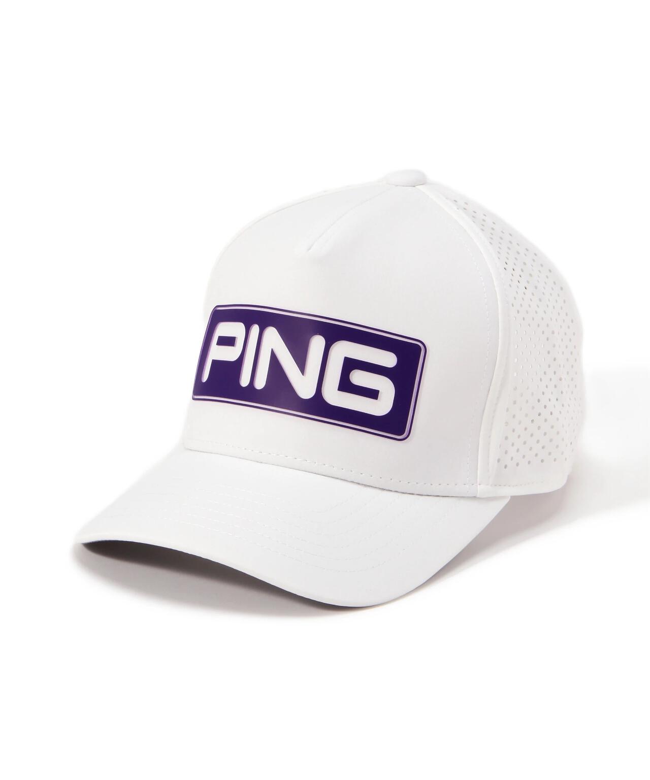 完売品　CLUBHAUS キャップ ホワイト PING】HW-T2501 TOUR CAP ツアーキャップ (UNISEX) | PING（ピン