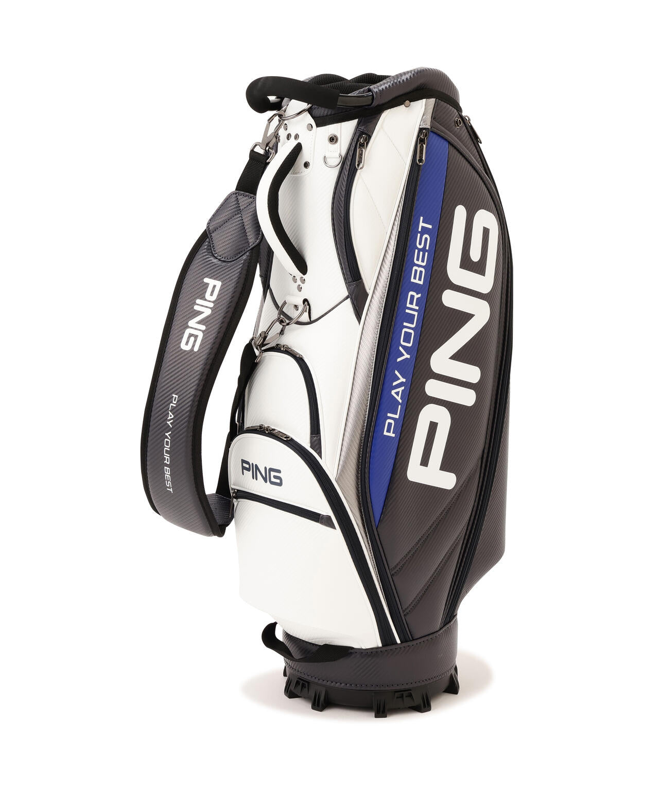 PING CB-U2502 キャディバッグ 使用回数1回 美品 PING】CB-U2502 SOFT PUキャディバッグ (46インチ対応) (UNISEX
