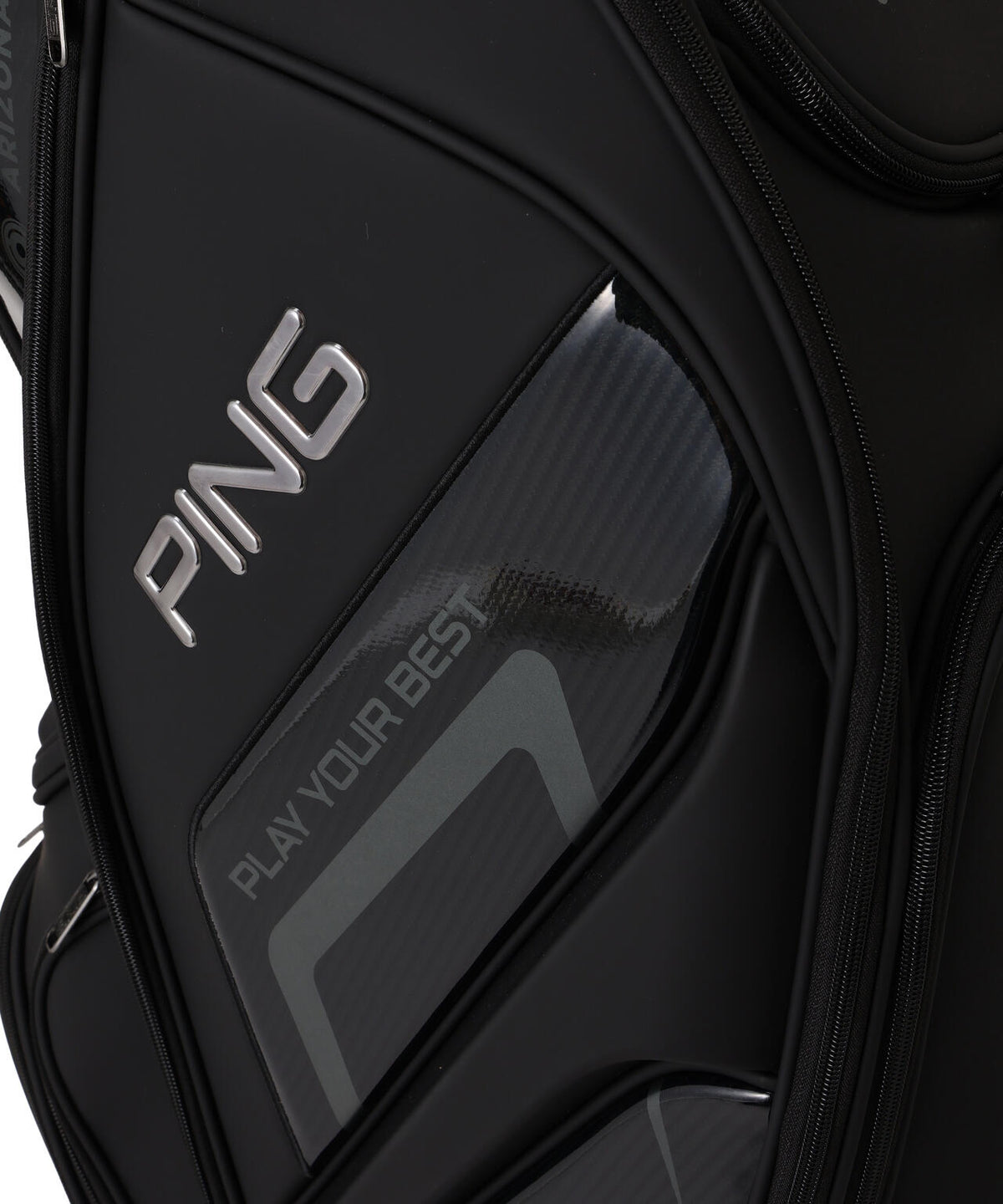 [PING] CB-U2605 BLACK ブラックキャディバッグ ＜47インチ対応＞ (UNISEX)