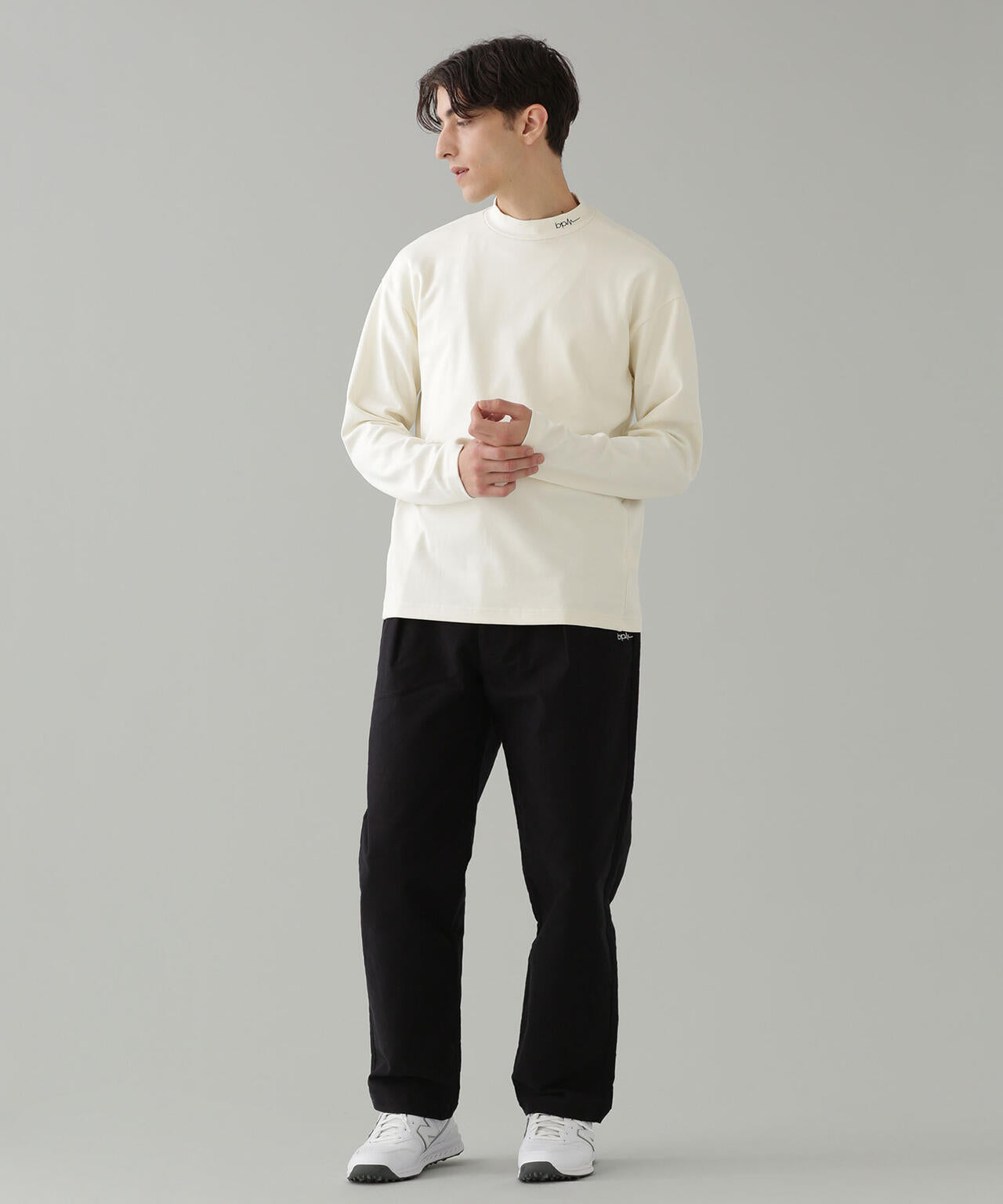 モールスキンタックパンツ/オーバーサイズ