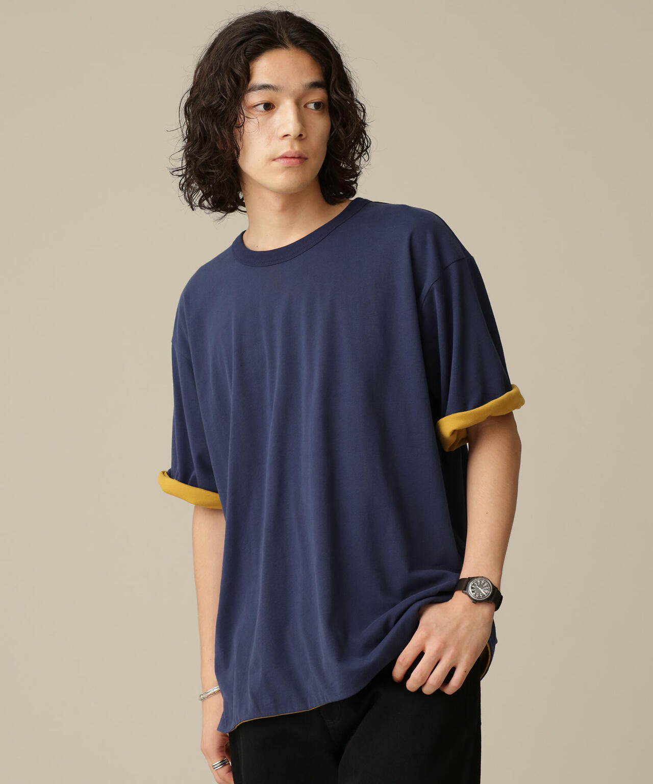 LB.03/リバーシブルクルーネックTシャツ