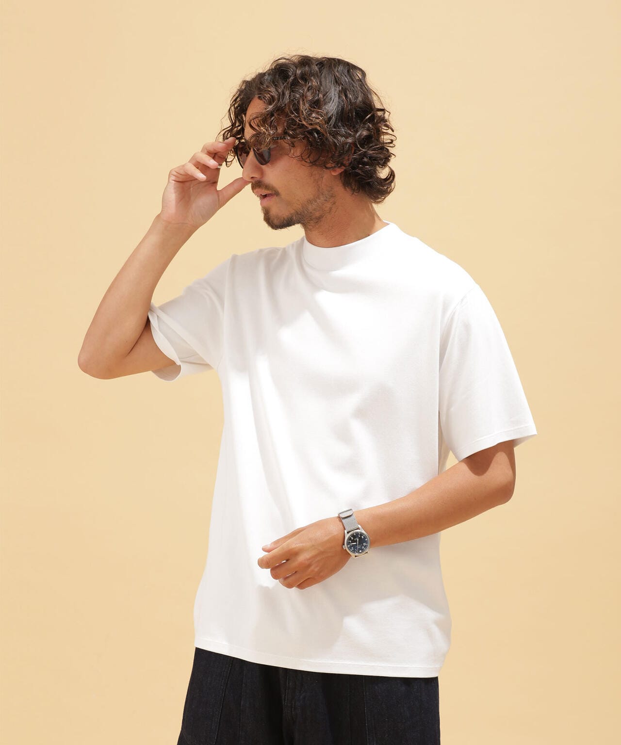 ☆韓国の人気☆【MALBON】モックネック スリーブレス Tシャツ