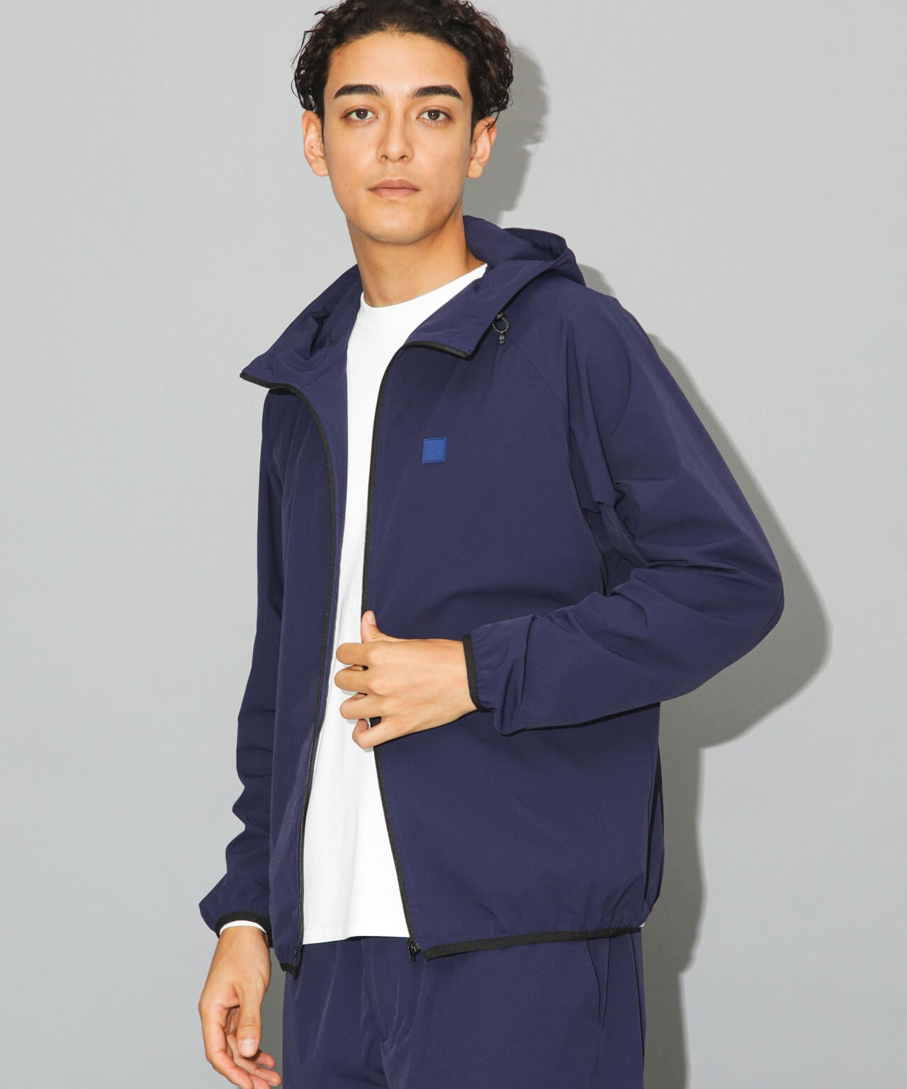 NVyby 5525」NUナイロンフードZIPブルゾン | NANO universe（ナノ