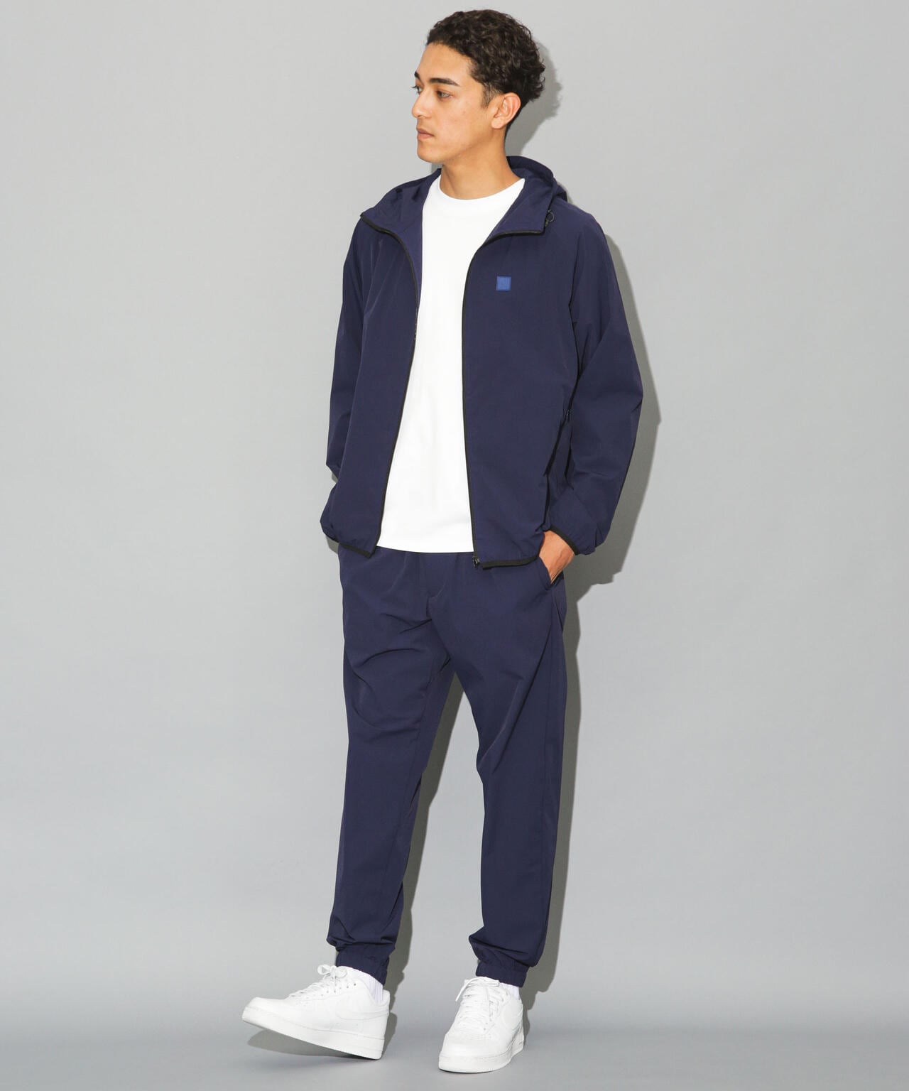 NVyby 5525」NUナイロンフードZIPブルゾン | NANO universe（ナノ