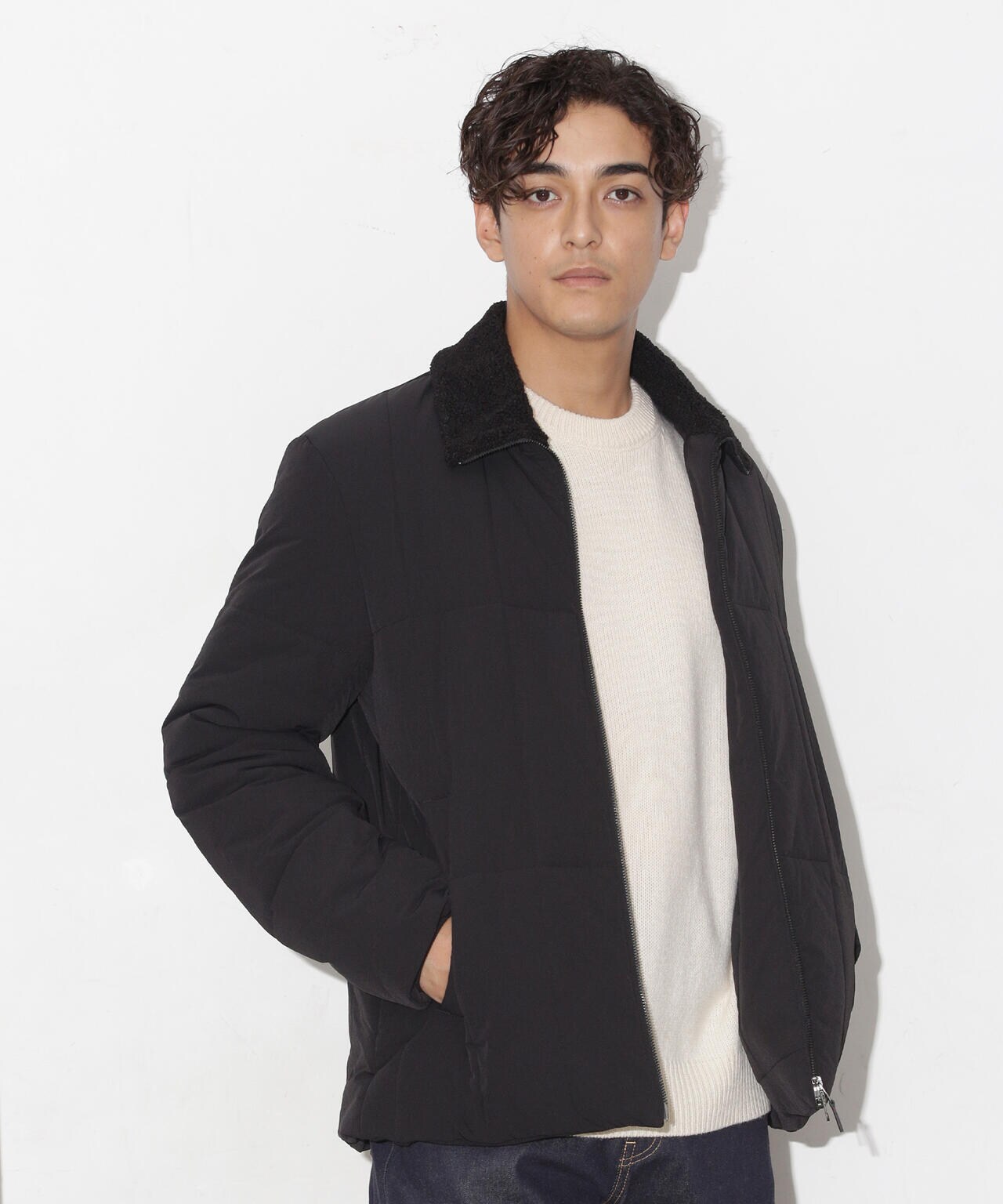 CLIMASHIELD｣別注キルトボアスタンドブルゾン(セットアップ可) | NANO