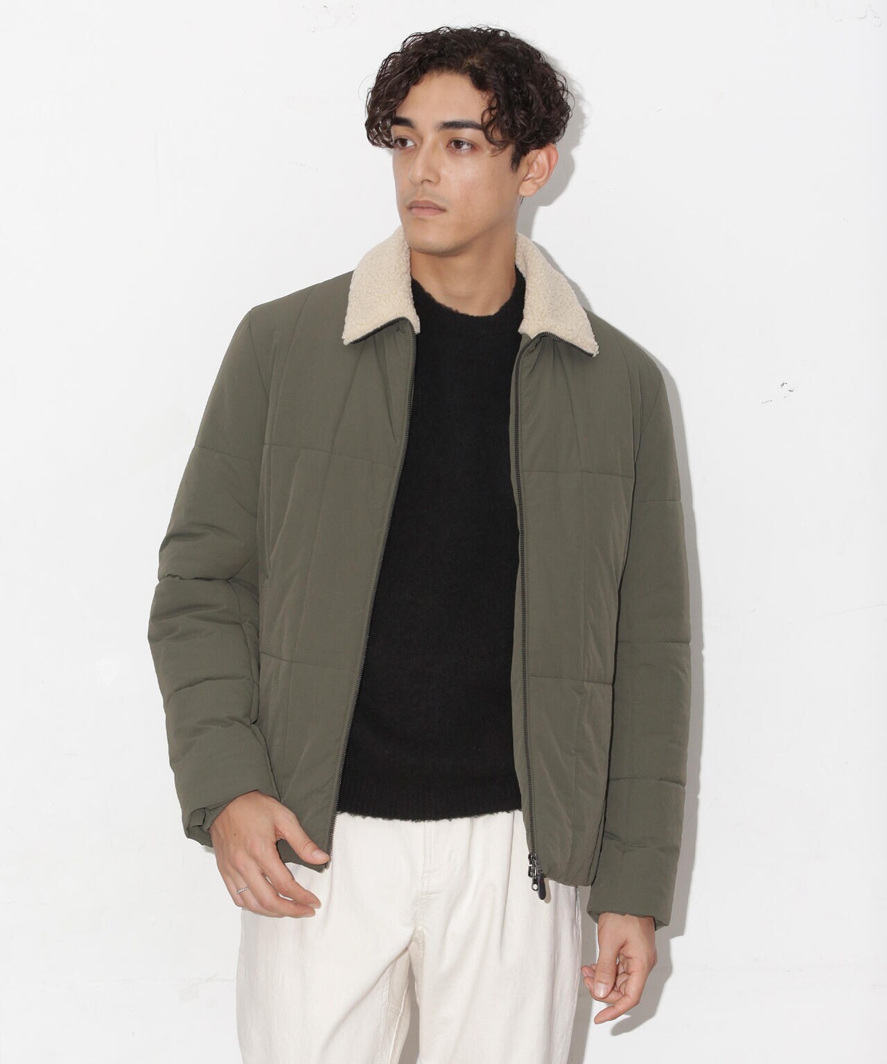 CLIMASHIELD｣別注キルトボアスタンドブルゾン(セットアップ可) | NANO