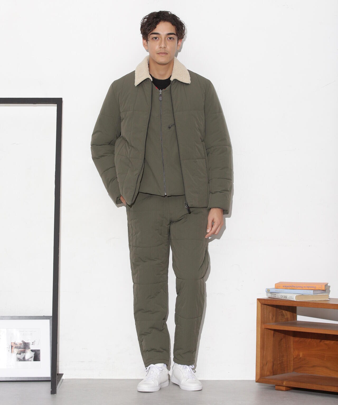 CLIMASHIELD｣別注キルトボアスタンドブルゾン(セットアップ可) | NANO