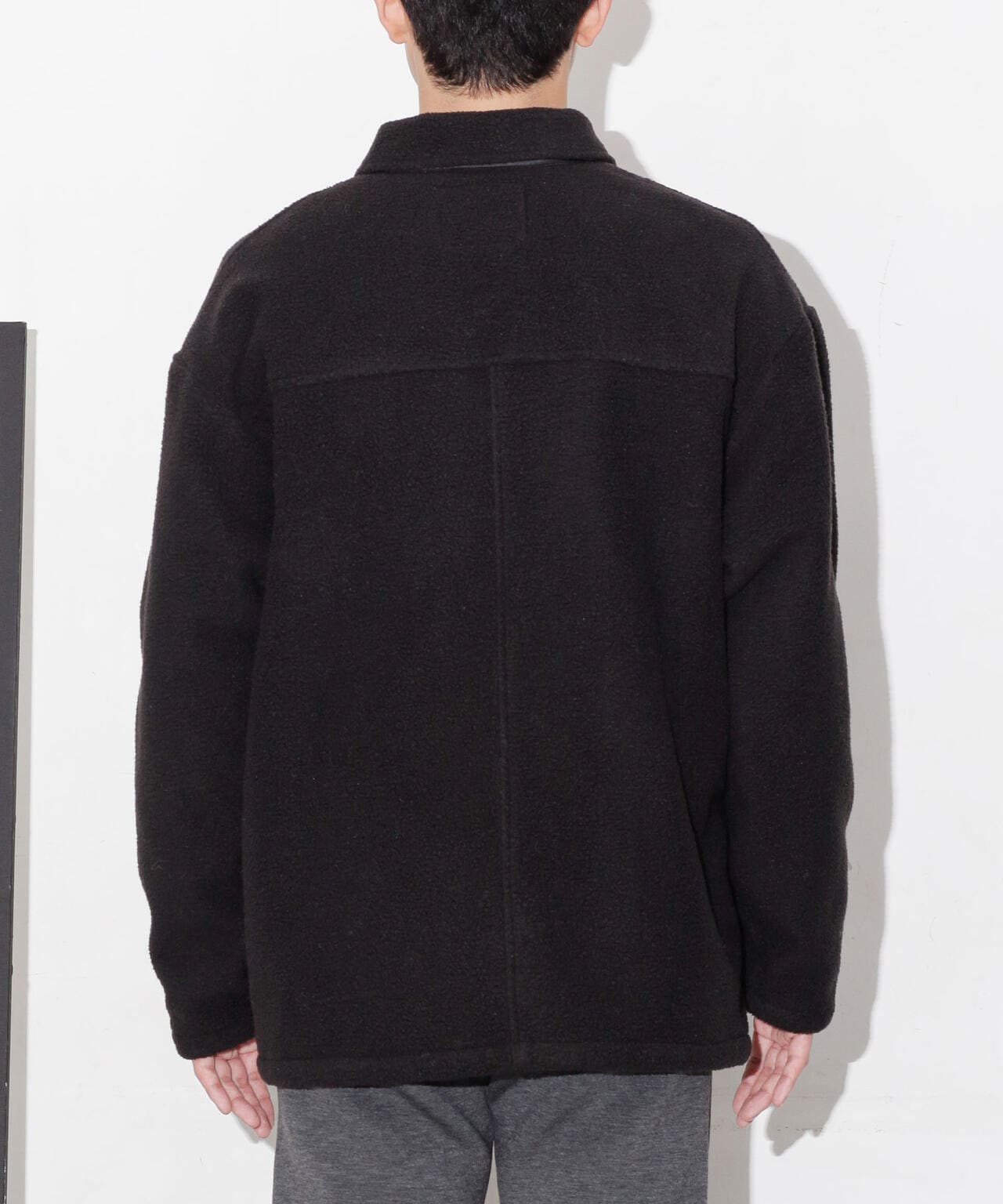 新品 ラッセルノ マイクロ ボアフリース ブルゾン ブラック L 新品 ラッセルノ マイクロ ボアフリース ブルゾン ブラック L