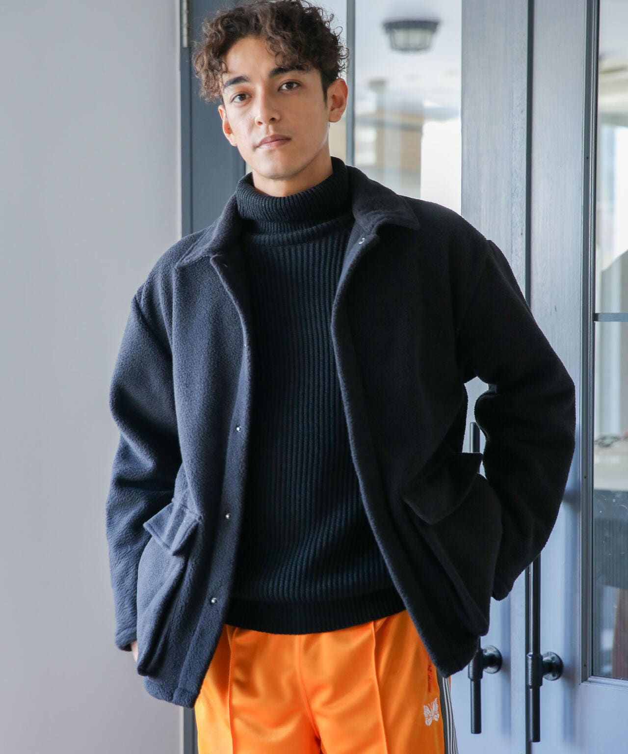 ボアフリースビッグポケットブルゾン | NANO universe（ナノ