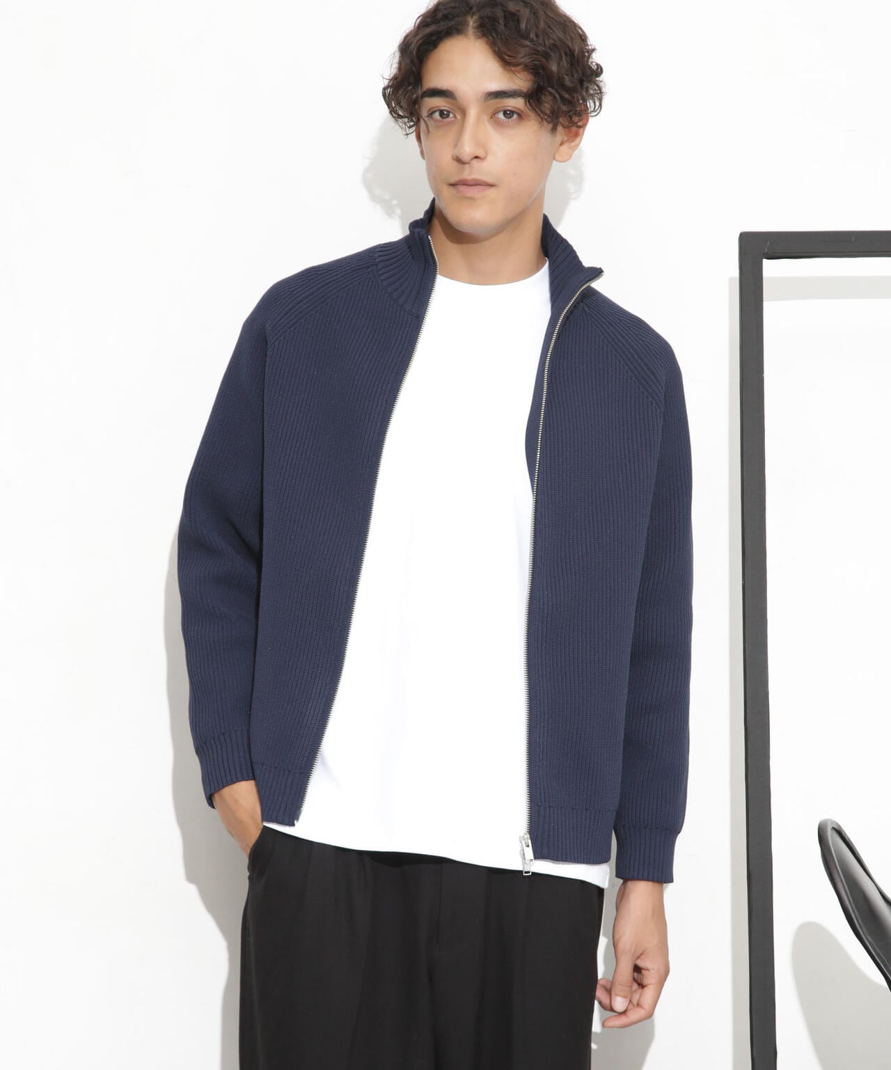 テックドライバーズニットブルゾン | NANO universe（ナノ・ユニバース