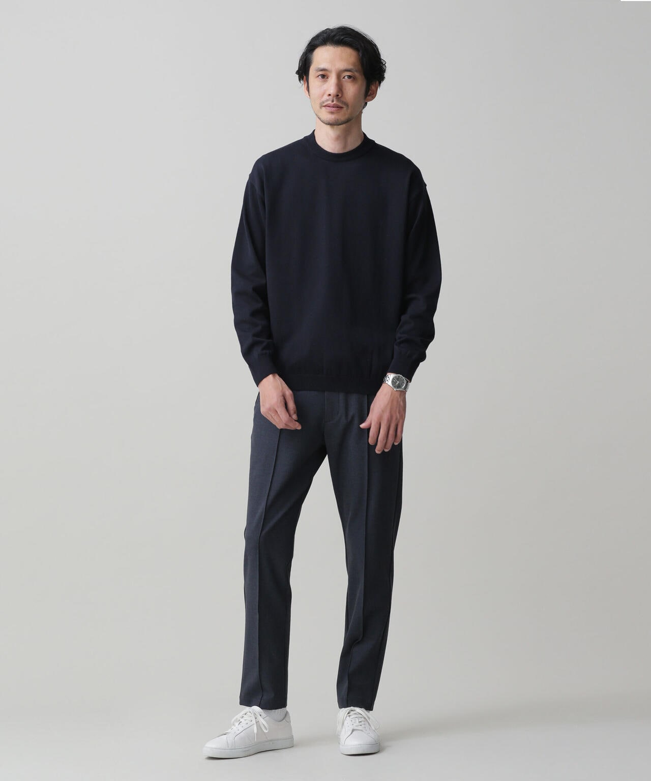 サイドリブストレッチイージーパンツ | NANO universe（ナノ