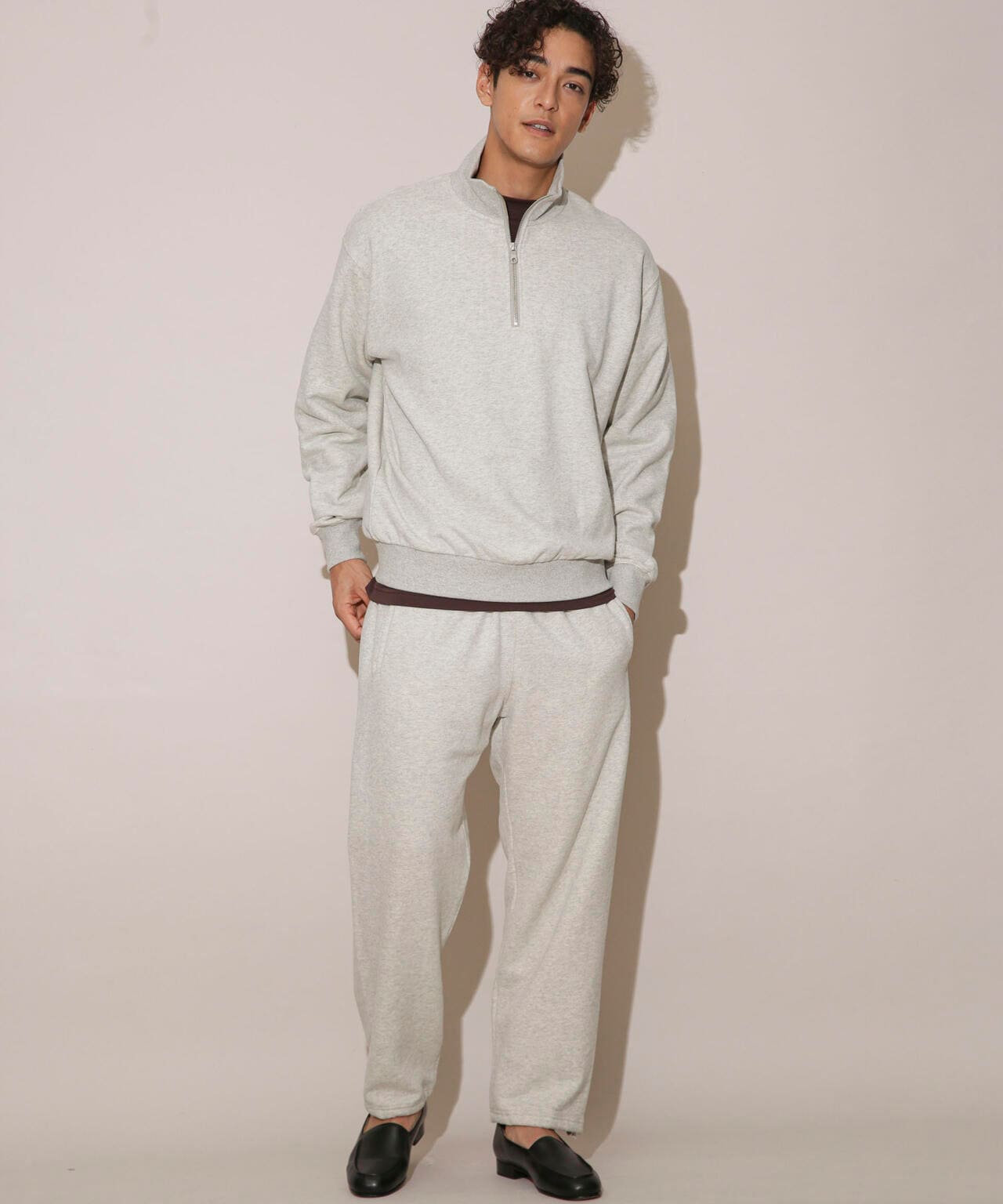 NJ/CLUB」HOMESTOCK微起毛裏毛2WAYスウェットパンツ | NANO universe